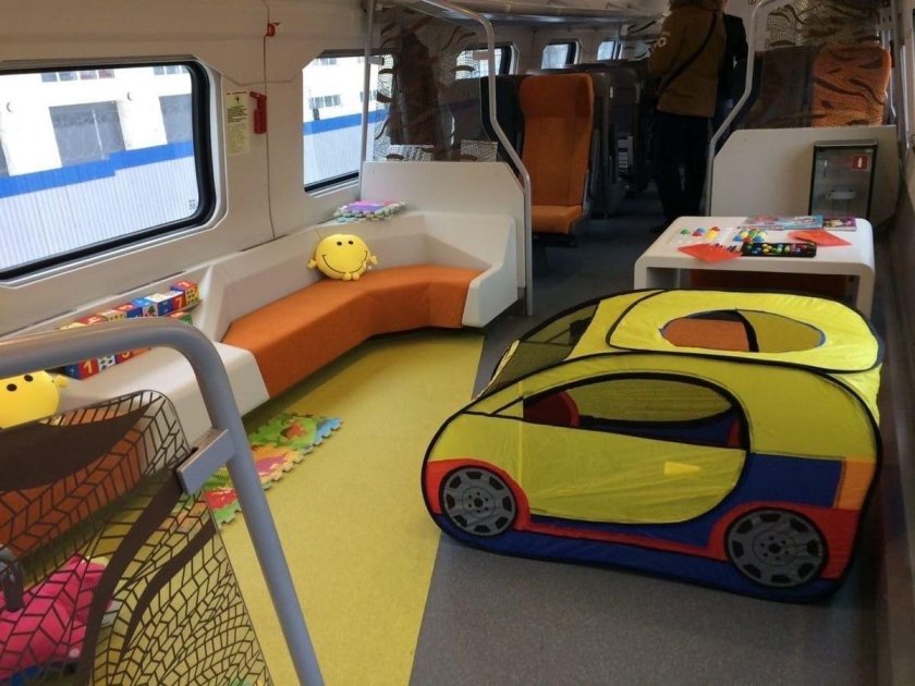 Сапсан 10 вагон для детей