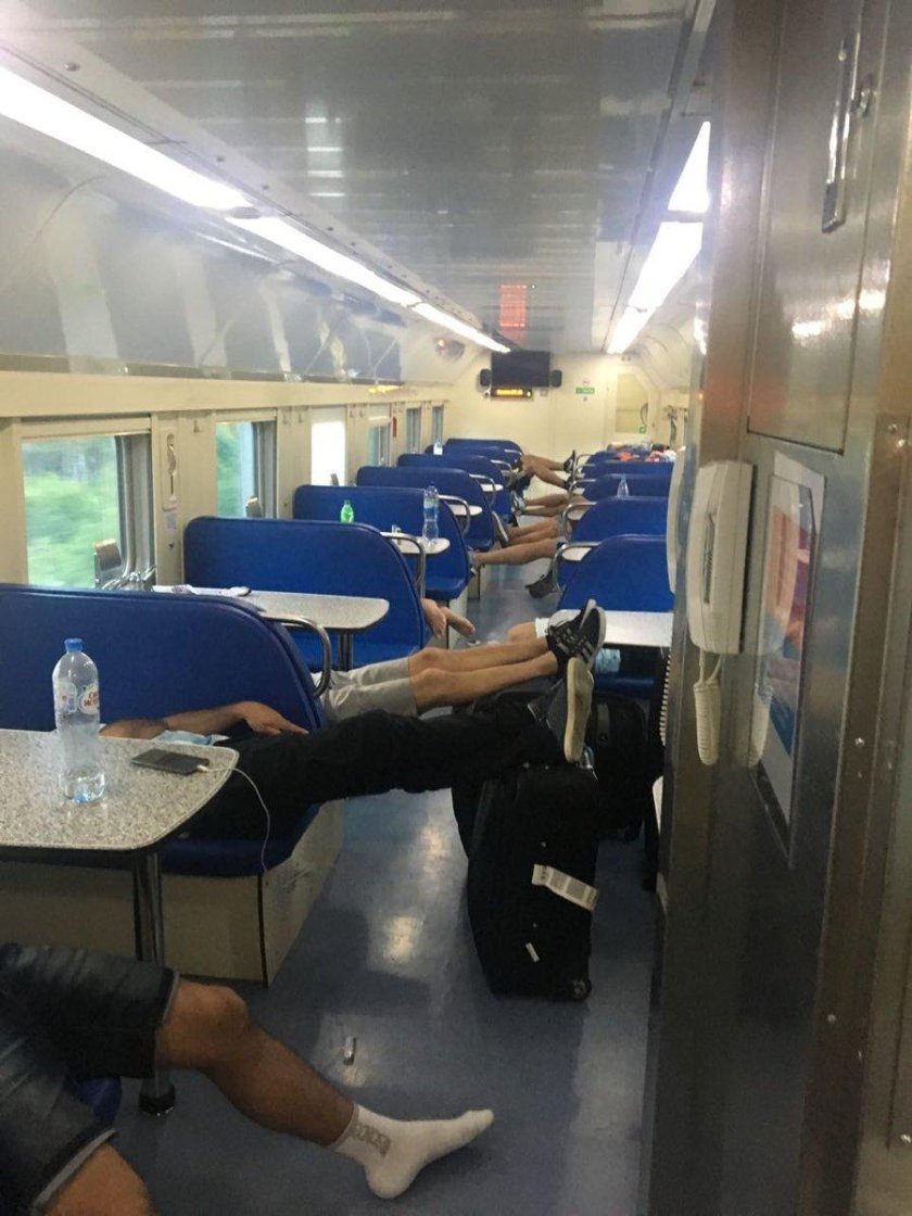 Поезд 070й Липецк Москва