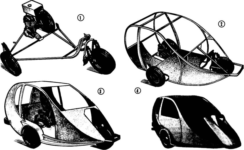 Моделист конструктор мотомобиль