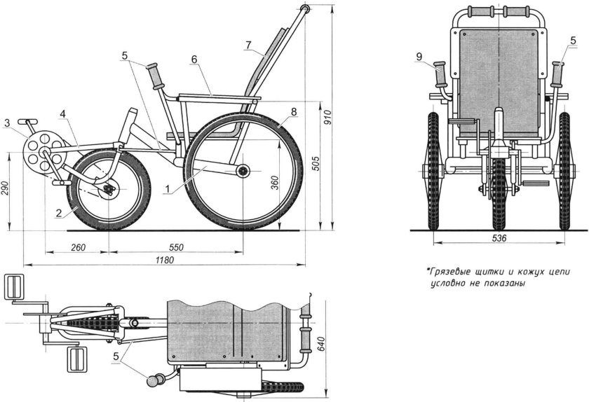 Веломобиль podride чертежи