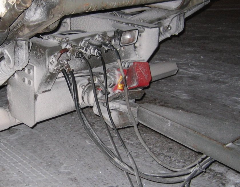 Устройство сцепного механизма автобуса