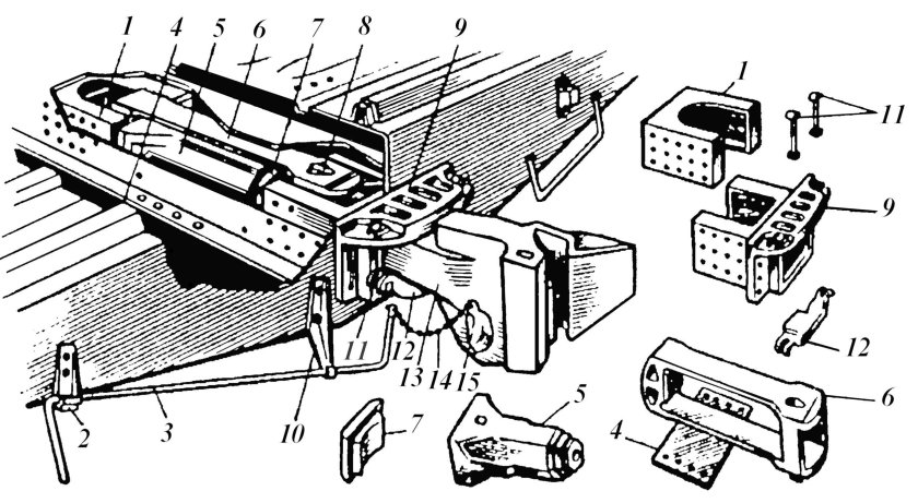 Стяжной ящик автосцепки са-3