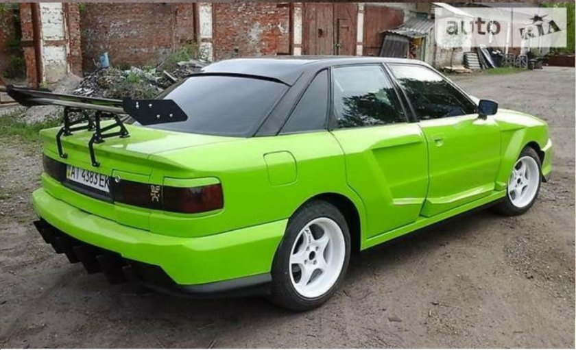 Ауди 80 зеленая