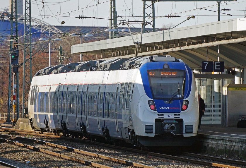 Электричка в Германии Regional Express