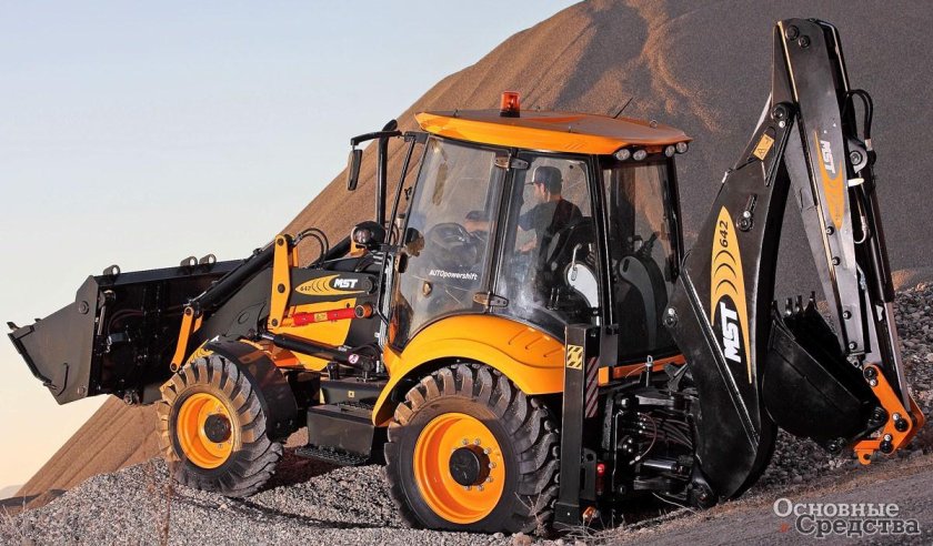 Экскаватор-погрузчик MST m644 Plus