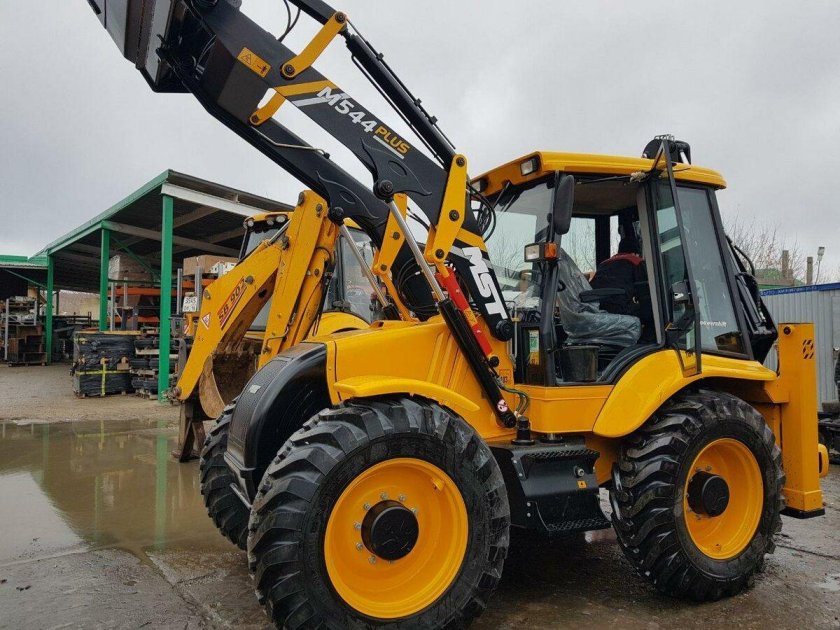 MST m544s экскаватор-погрузчик