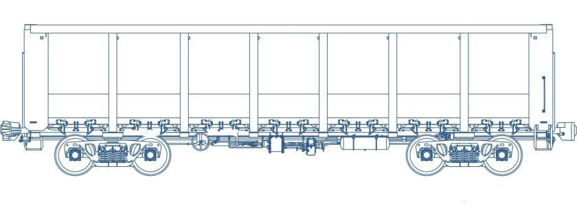 Полувагон 12-132 чертеж