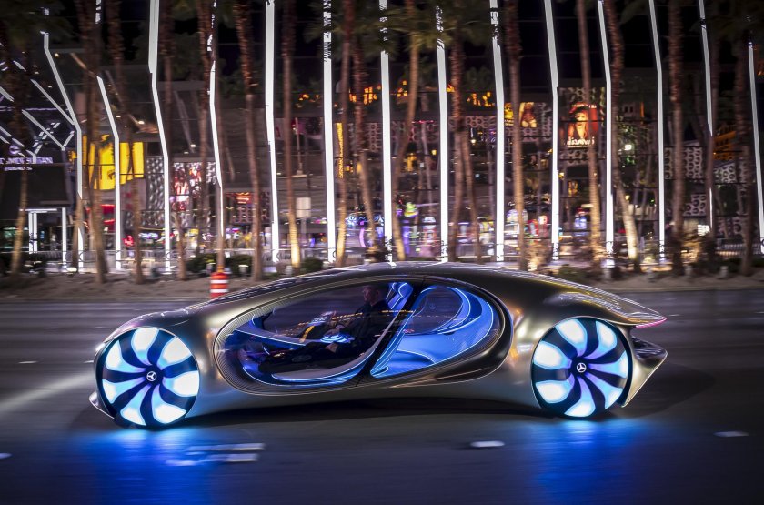 Mercedes Benz электрокар Mercedes-Benz Vision