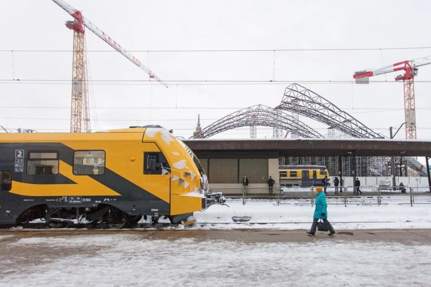 Новые электрички в риге