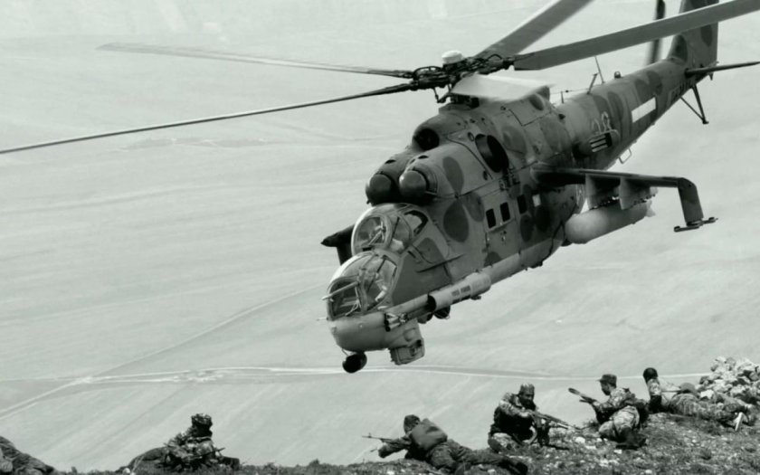 Вертолет ми-24 в Афганистане