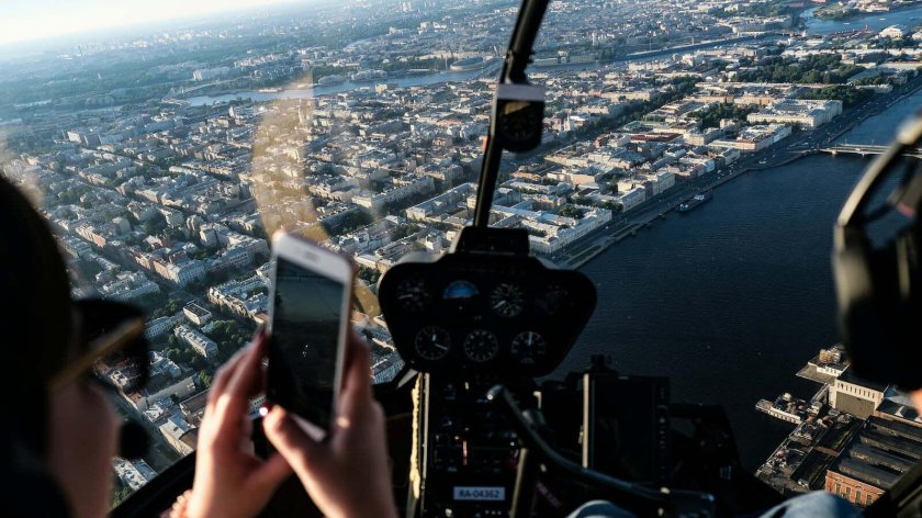 Полет на вертолете