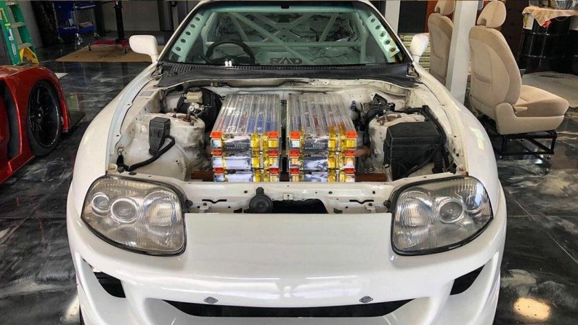 Swap двигателя от Tesla