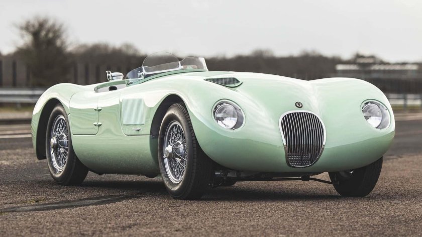 Jaguar c-Type сверху