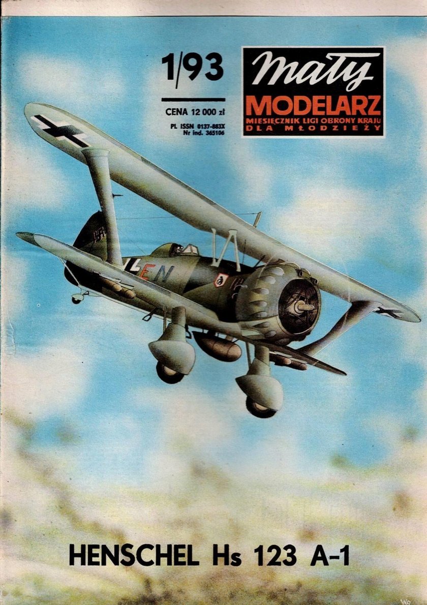 Самолет Henschel hs123