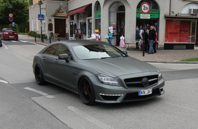 Серый матовый CLS 63 AMG