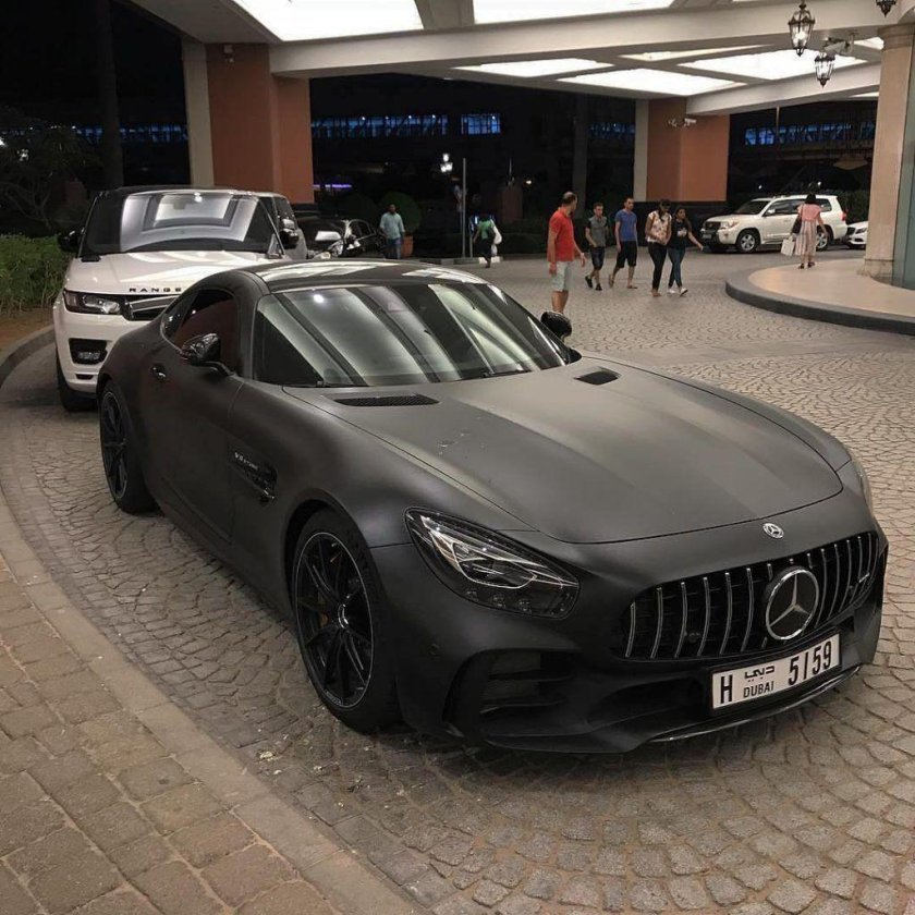 Мерседес АМГ gt 63 s черный матовый