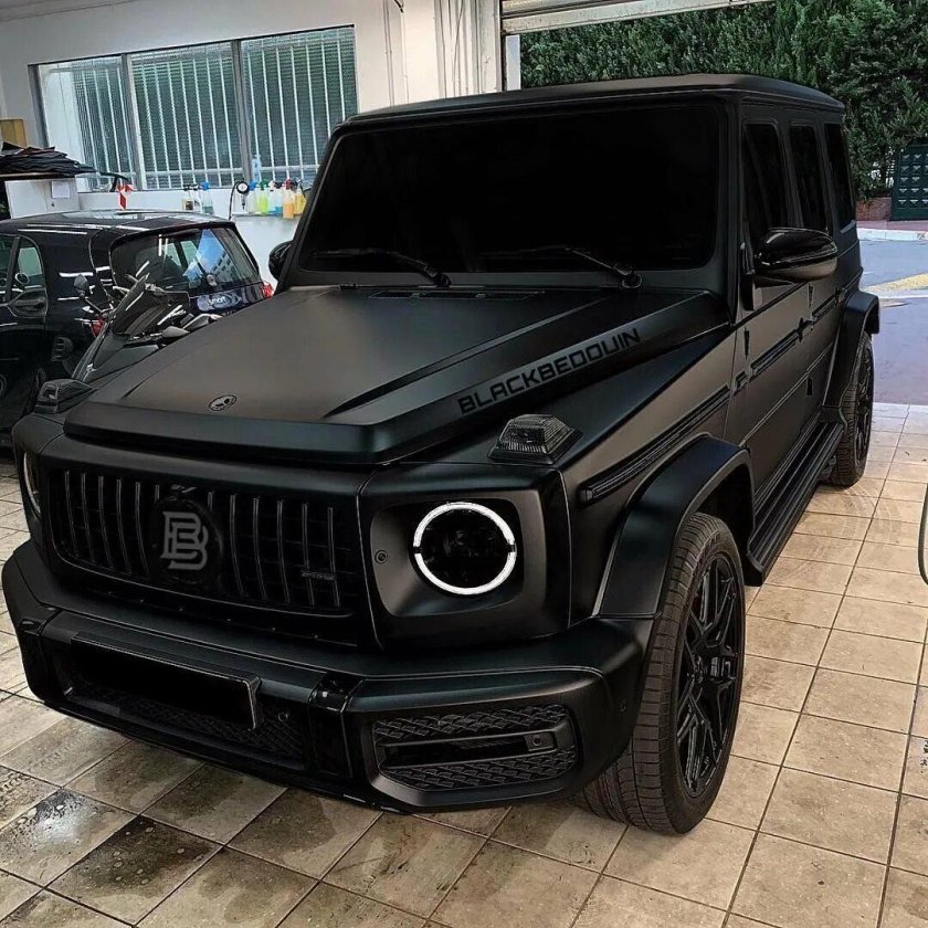 Черный Гелендваген АМГ 63 матовый