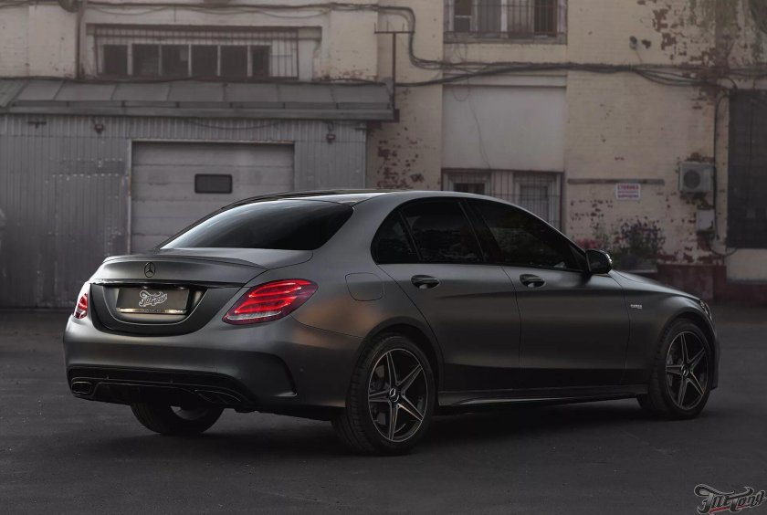 Мерседес е200 серый матовый