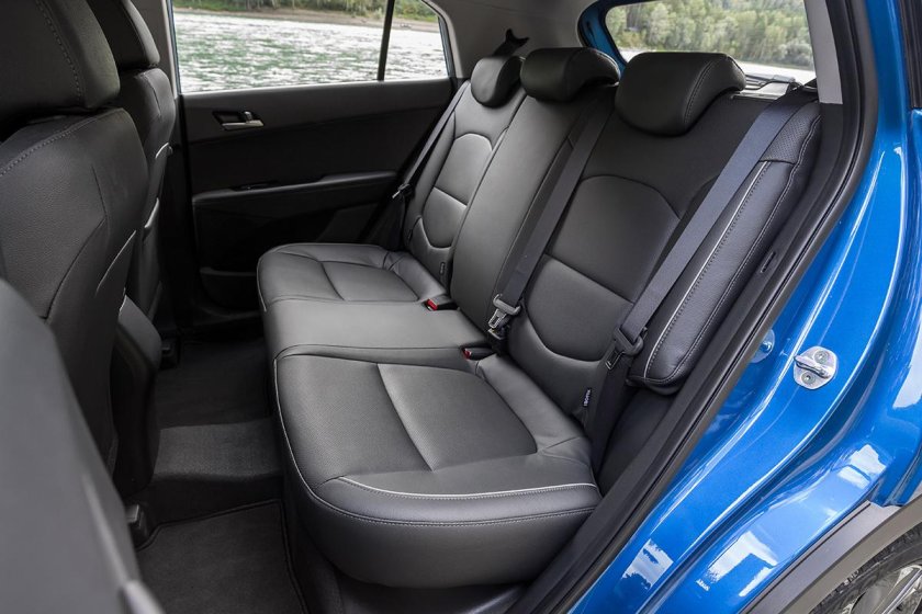 Хендай Крета салон сзади