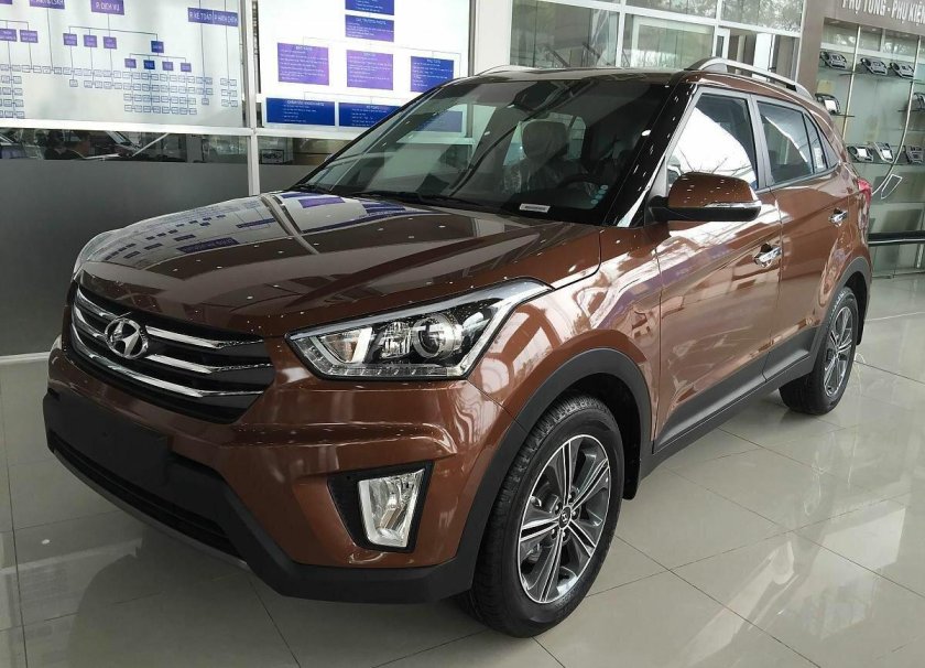 Хендай Крета коричневая 2017
