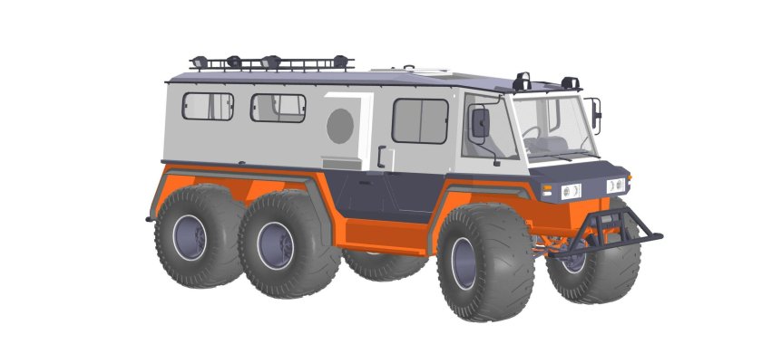 Болотоход шаман 8х8