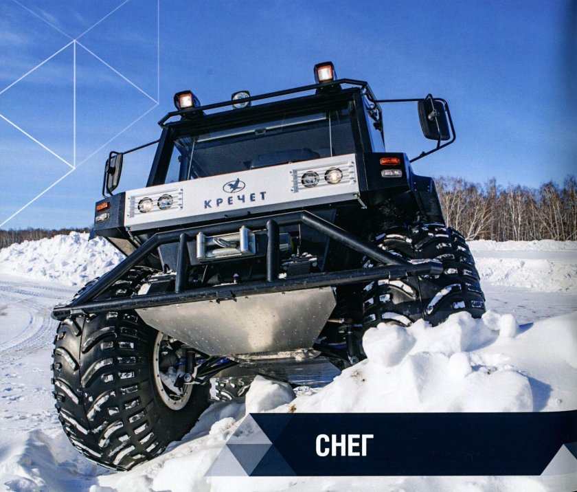 Снегоболотоход «Бурлак 6х6»