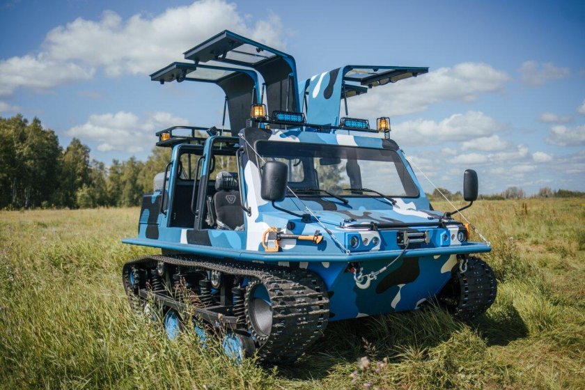 Гусеничный снегоболотоход «Русак-3918»