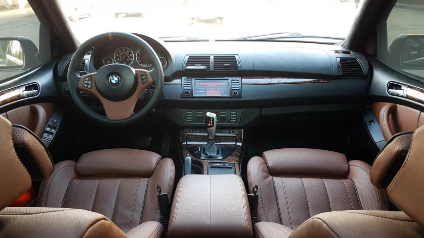 BMW x5 e53 салон