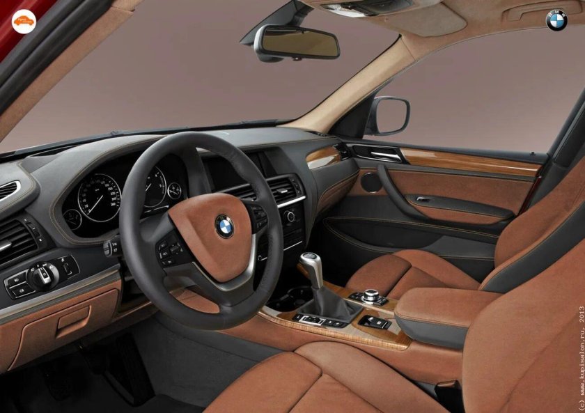 BMW x3 салон