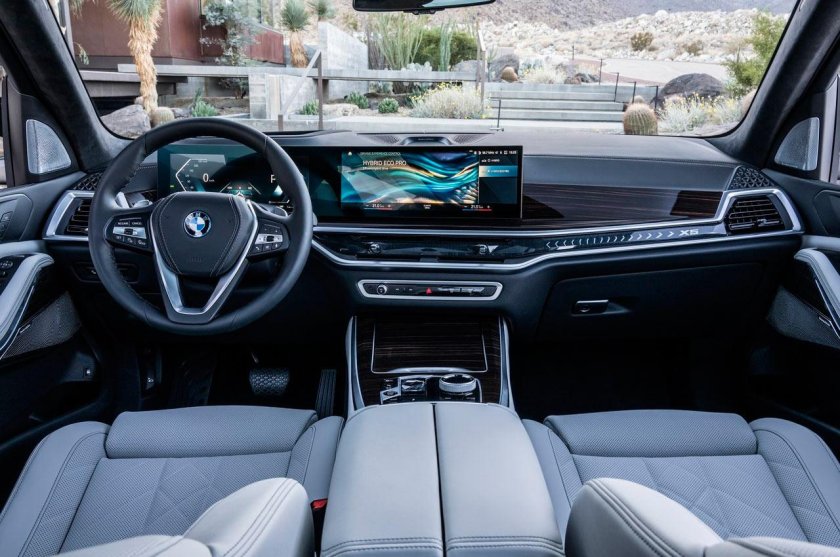 БМВ х5 2023 Рестайлинг салон