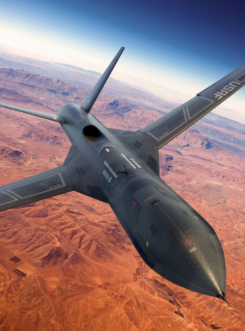 Беспилотный стелс бомбардировщик