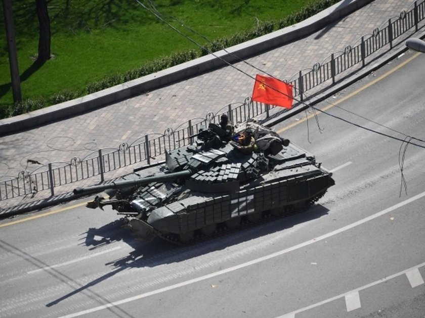 Российские танки на Украине