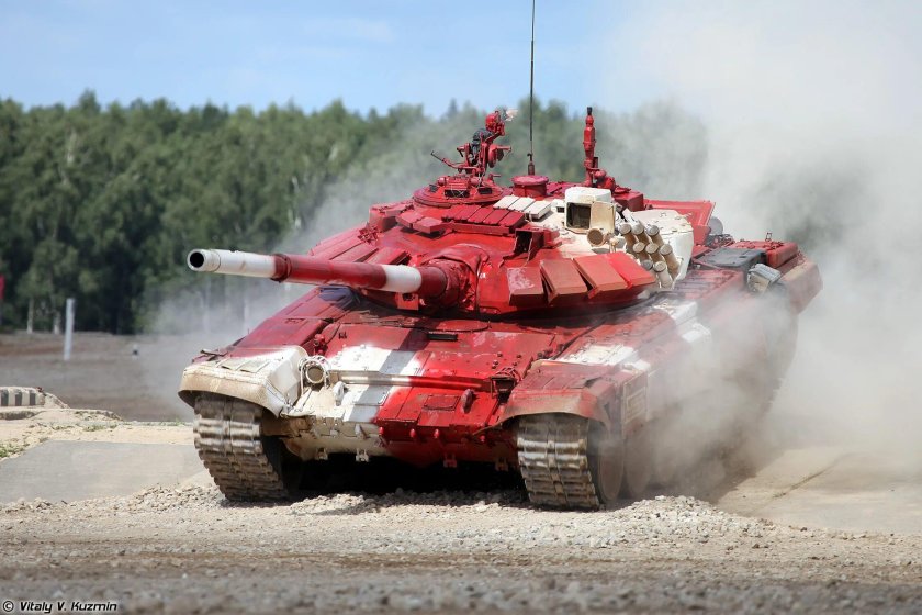 Танковый биатлон красный т-72 б3