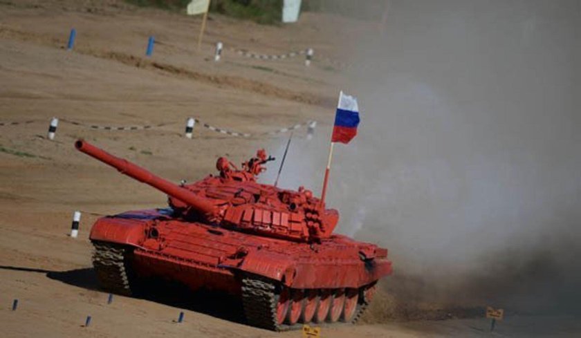 Танковый биатлон красный т-72 б3