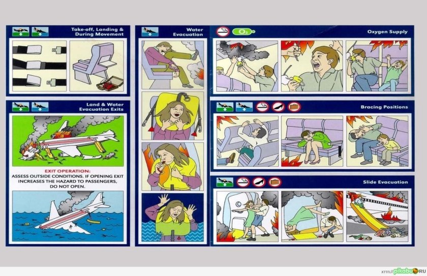 Безопасность в самолете