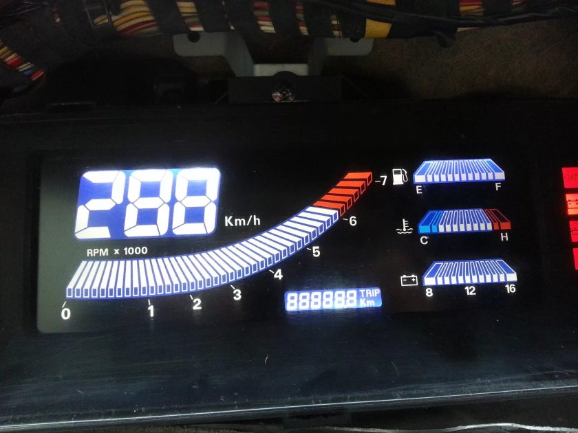 Daewoo Nexia электронная приборная панель