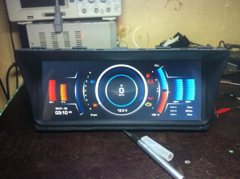 Цифровая приборка ВАЗ 2107