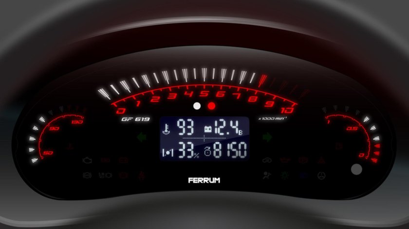 Приборная панель гамма на ВАЗ 2110