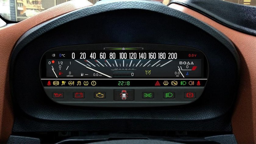 Цифровая приборная панель Lada Vesta