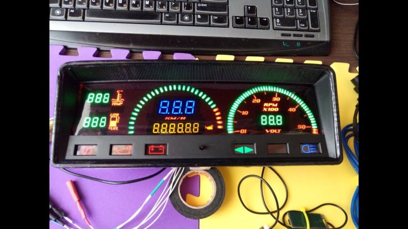 Электронная приборная панель ВАЗ 2101