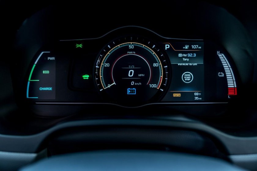 Цифровая панель приборов Hyundai Solaris