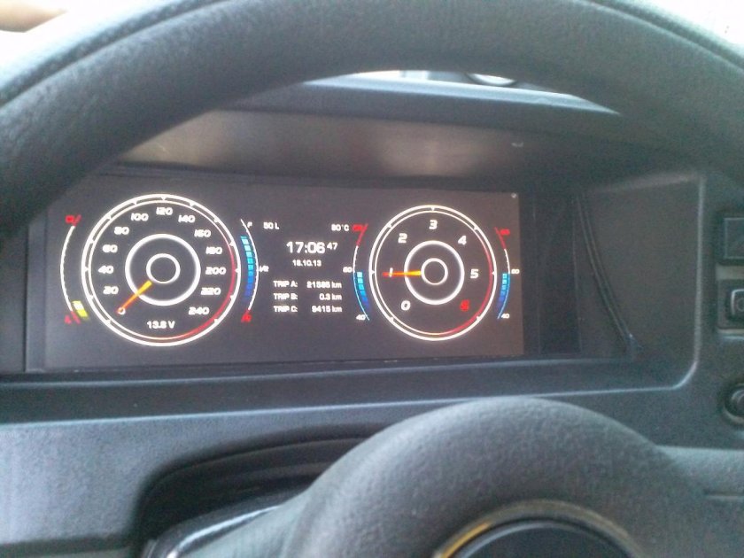 Электронная приборная панель ВАЗ 2114