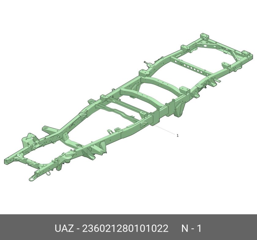 Рама УАЗ профи