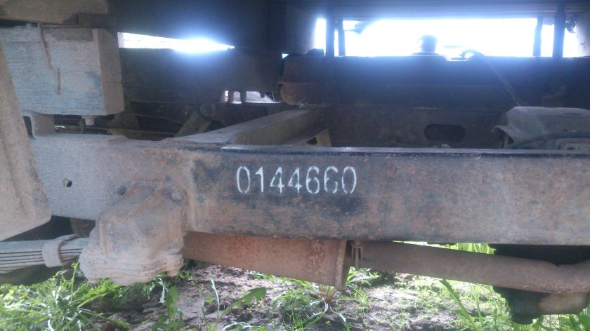 Номера шасси и кузова на УАЗ 469