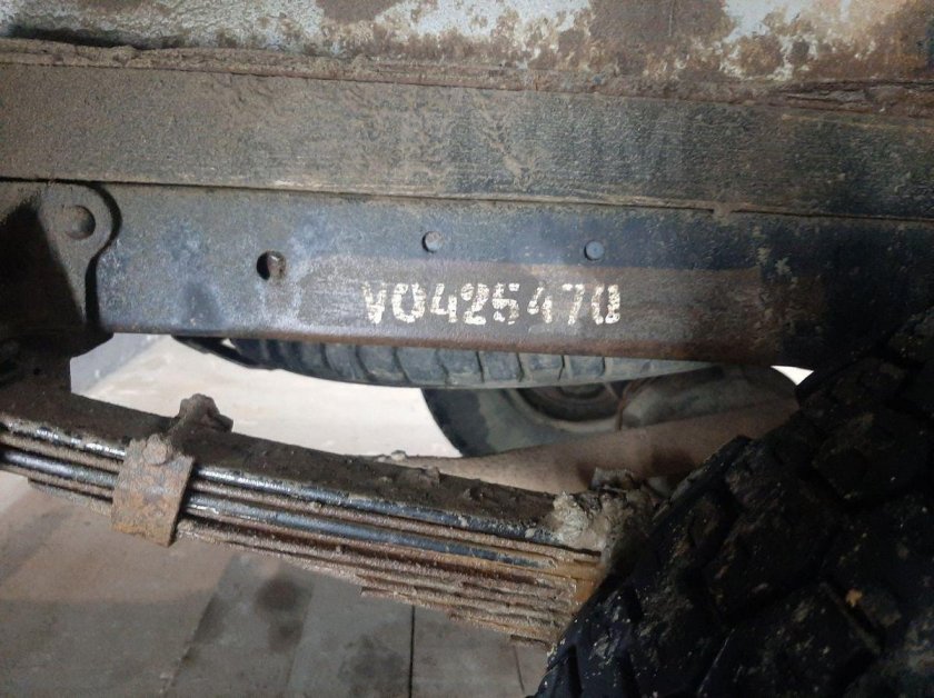 Номер рамы уаз