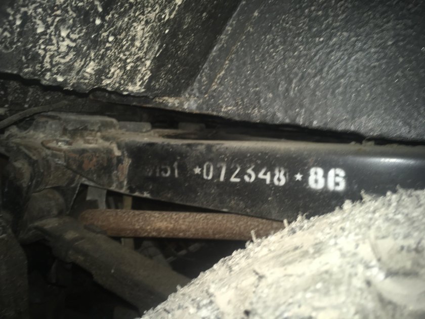 Номер рамы УАЗ 469 2000