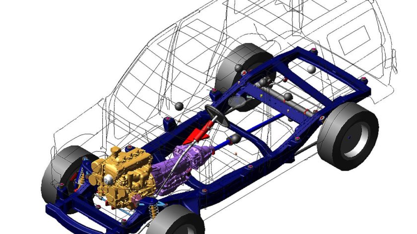 Рама УАЗ Патриот 2020