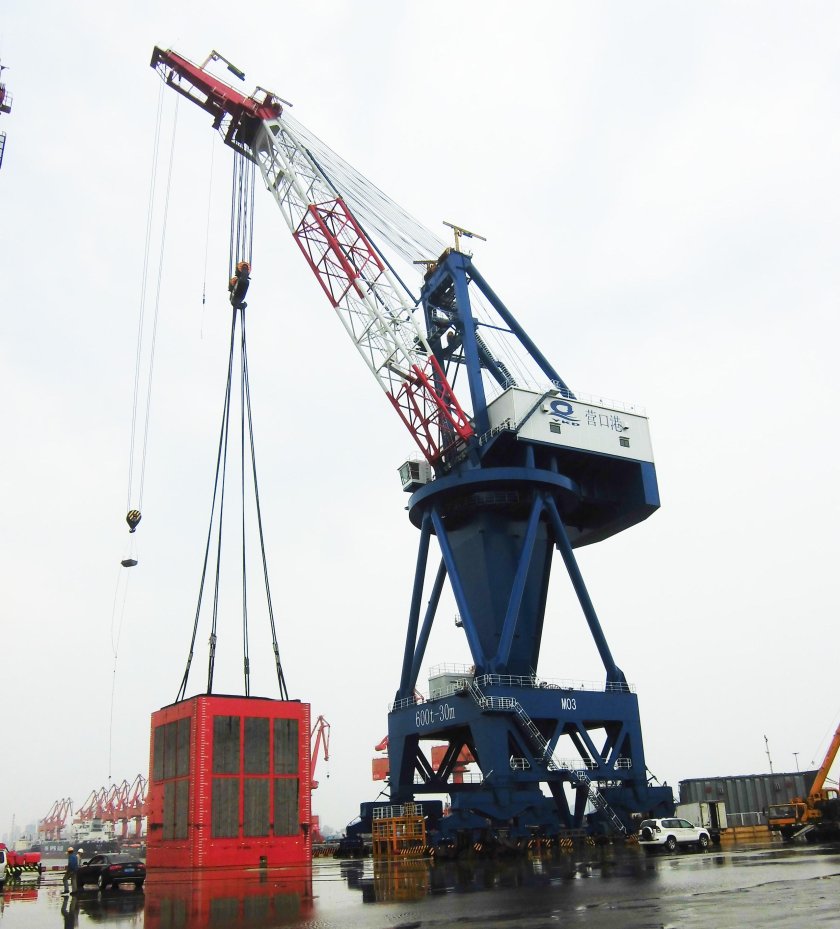 Портальный кран kone 100 т