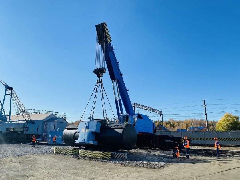 Железнодорожный кран ФМ-150