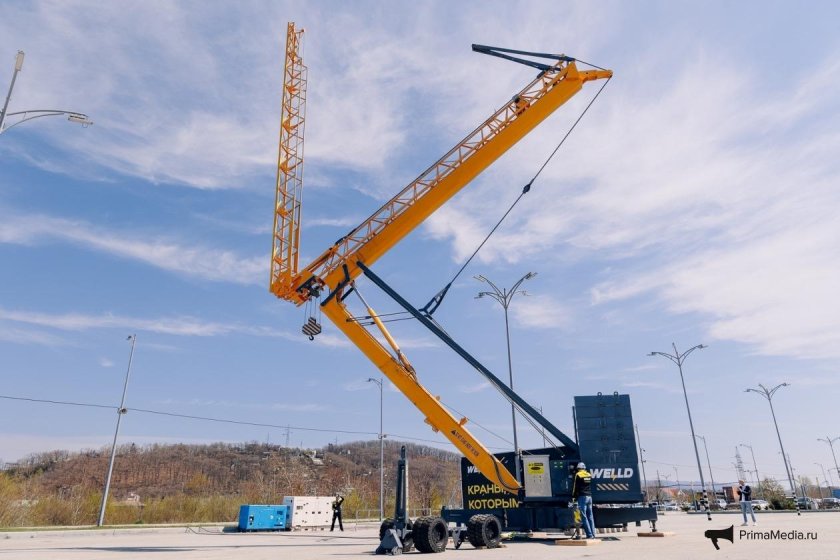 Быстромонтируемый башенный кран